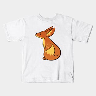 orange fox Kids T-Shirt